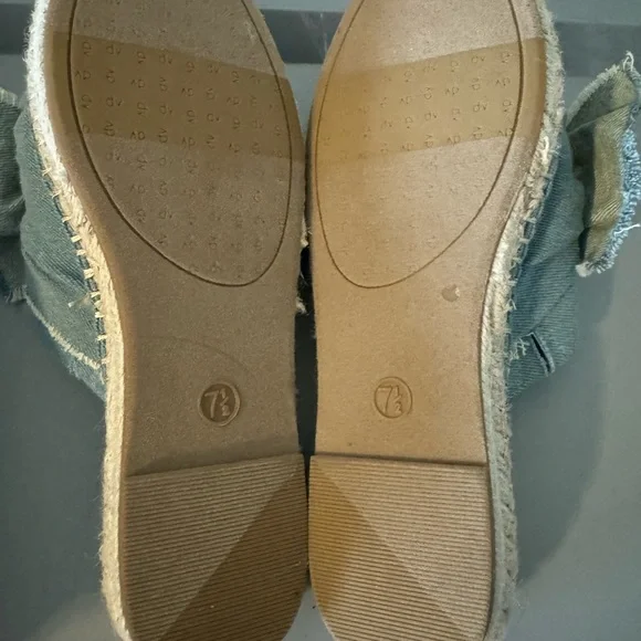 Designed by Dolce Vita Denim Espadrilles Size 7.5 - Picture 7 of 8